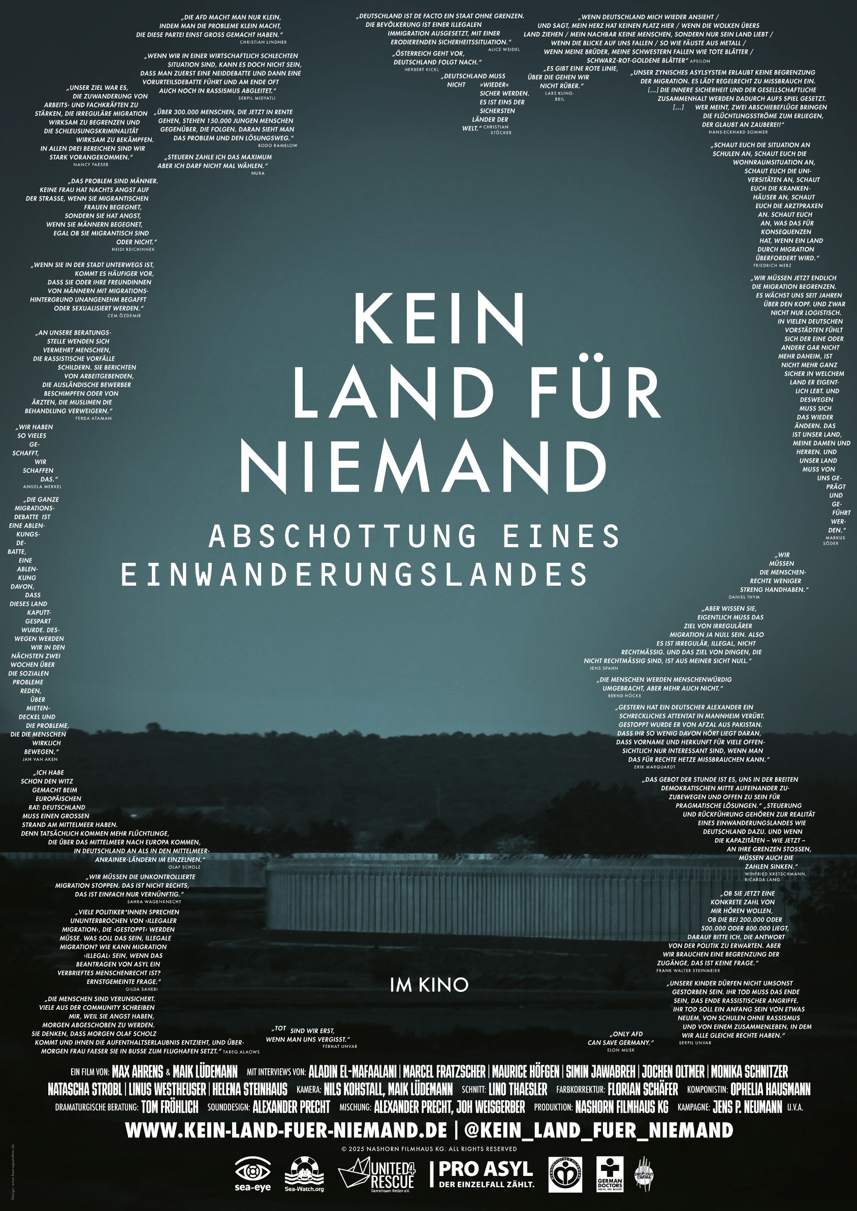 Poster KEIN LAND FÜR NIEMAND Web